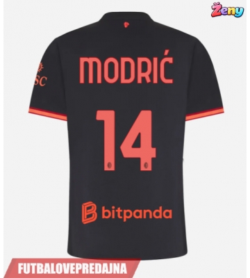 Lacne Ženy Futbalové dres AC Milan Luka Modric #14 2026-27 Krátky Rukáv - Tretina